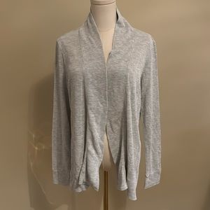LOFT Sweatshirt Cardigan Grey Medium